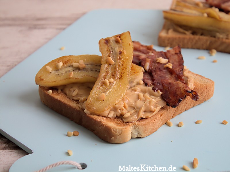 Bananen-Erdnussbutter-Sandwich nach Stevan Paul