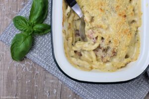 Makkaroni mit Speck