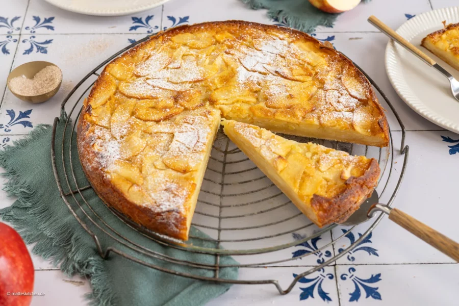 Rezept für einen toskanischen Apfelkuchen