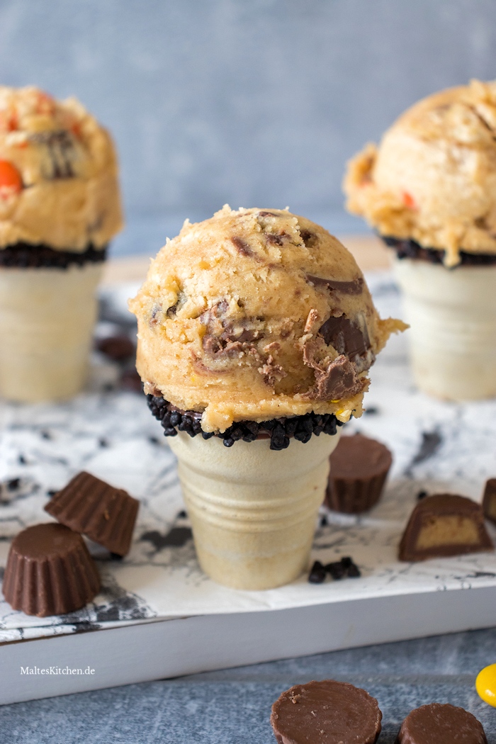 Peanut Butter Cookie Dough Essbarer Platzchenteig