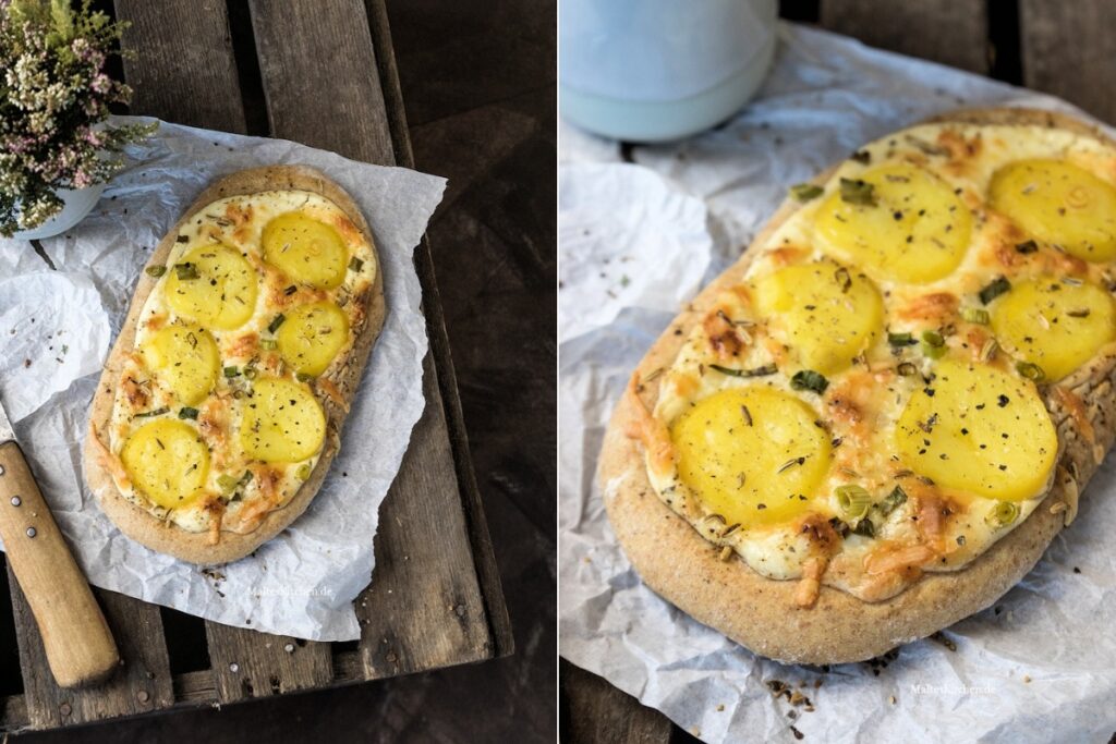 Bratkartoffeln mit Blutwurst