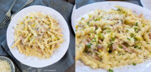 Fussili mit Speck und Lauch in Sahnesoße | extra cremig