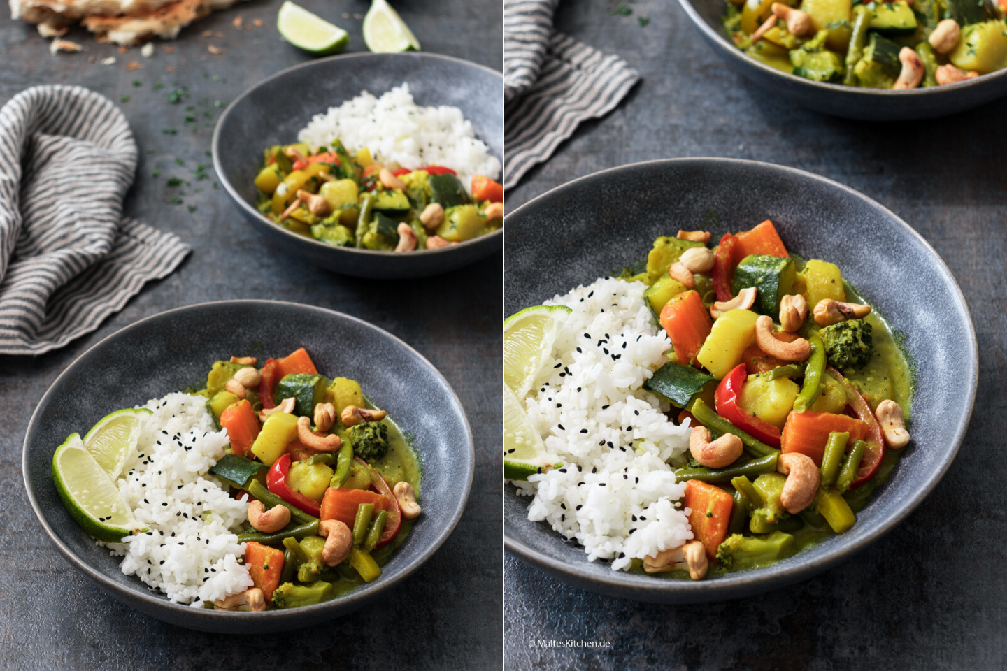 Bedre løn Spænde Schnelles Gemüse-Curry mit Kartoffeln und Kokosmilch