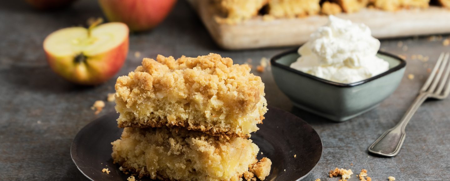 Apfelkuchen Vom Blech Mit Zimtstreuseln