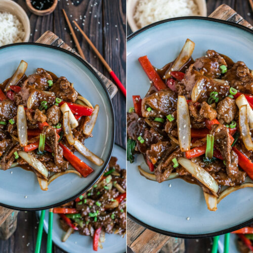 Rezept Rindfleisch in würziger Pfeffersauce