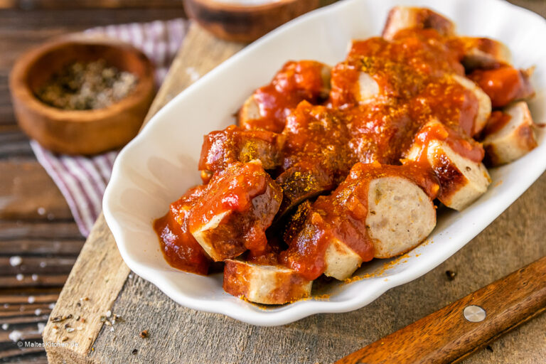 Currywurst Soße mit Mango, Ajvar und Cola