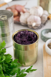 Rotkohl aus der Dose