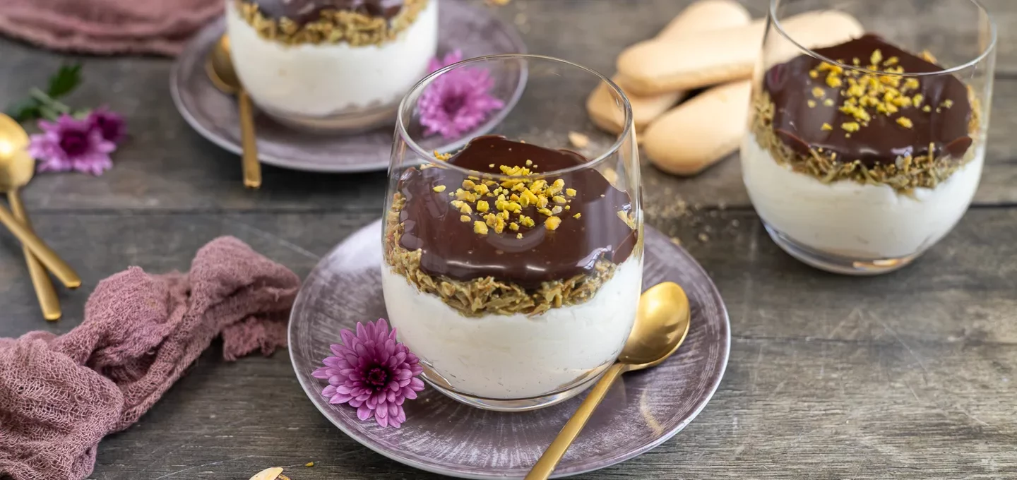 Dubai-Schokoladen-Tiramisu im Glas