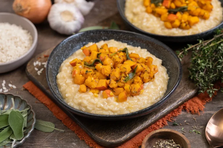 Kürbisrisotto mit Salbei & Thymian | vegetarisch
