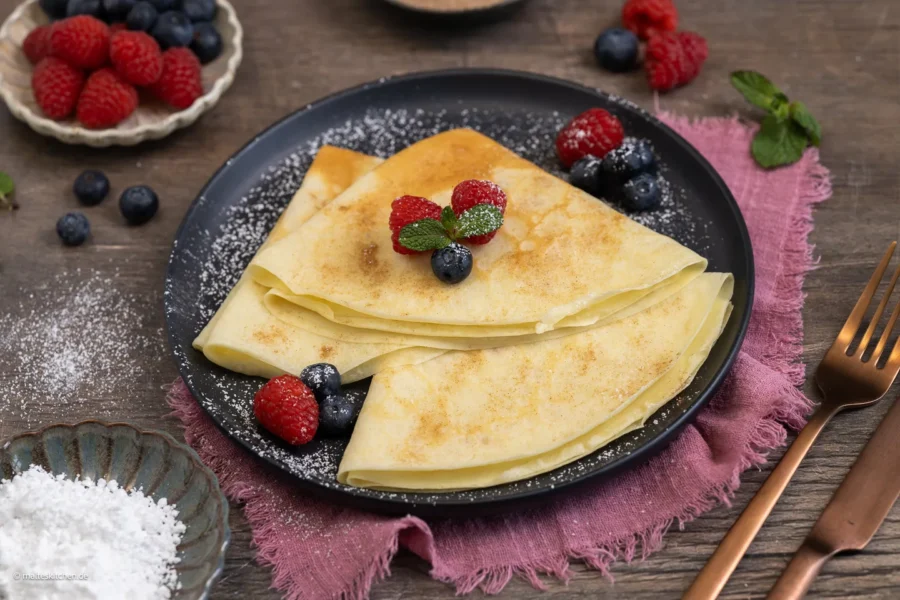 Zarte Crêpes aus der Pfanne - Grundrezept