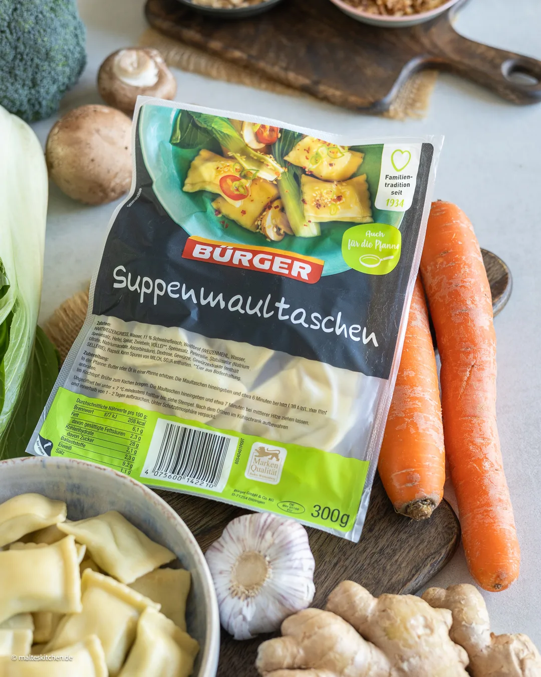 BÜRGER Soupe Maultaschen