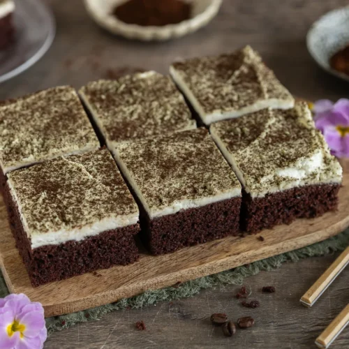 Gâteau à la mousse basé sur la recette de la RDA de grand-mère