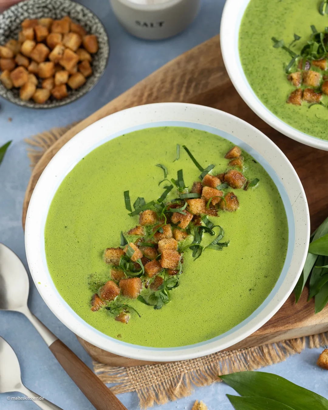 Cremige Bärlauchsuppe