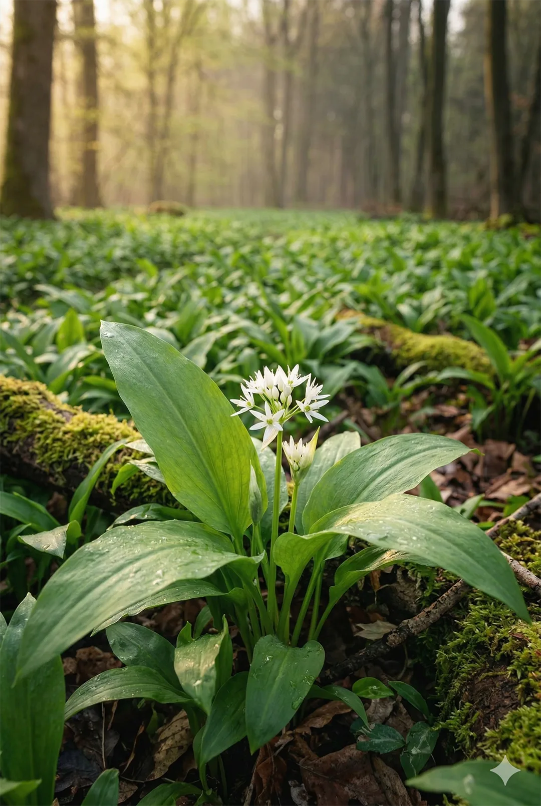 Bärlauch im Wald