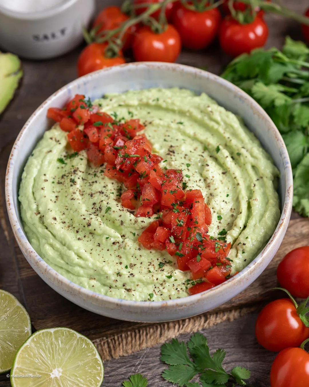 Avocadocreme mit Frischkäse