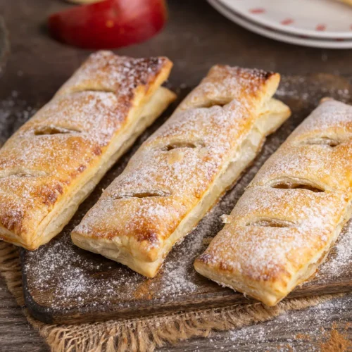 Apfeltaschen aus Blätterteig