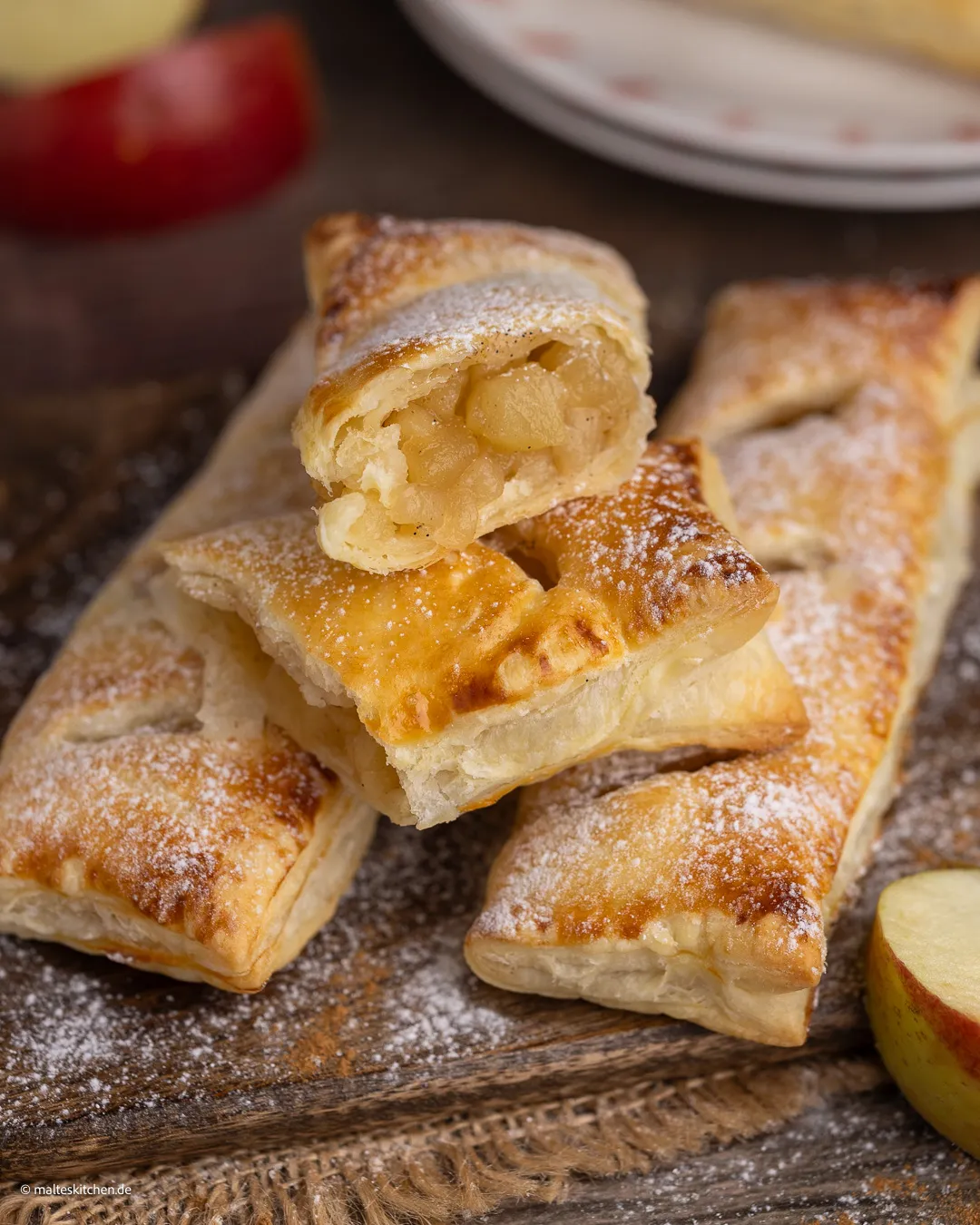 Süße Apfeltaschen