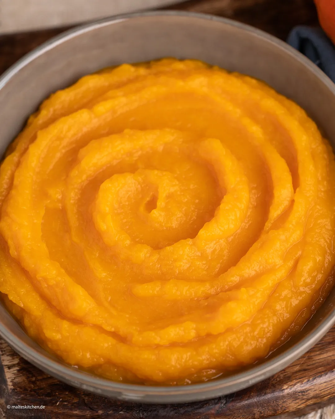 Kürbispüree aus Hokkaido-Kürbis