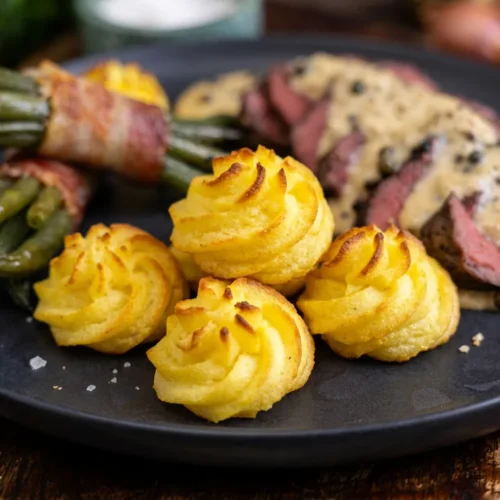 Herzoginkartoffeln als Beilage